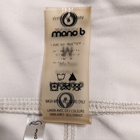 Mono B Taupe Leg Cutout Leggings Size Medium. Excellent pre-owned condition - Picture 7 of 7